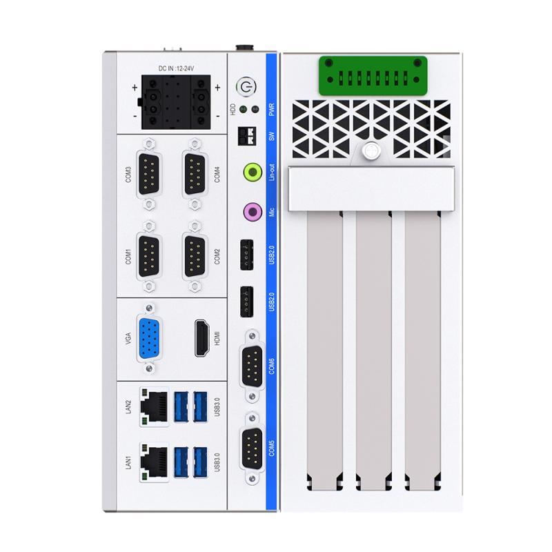 PicoSYS 3656E, Intel Core i5-11500T CPU, 16GB RAM, 256GB 2.5'' SSD, 6x RS232, 1xPCIe x16, 2x PCIe x1