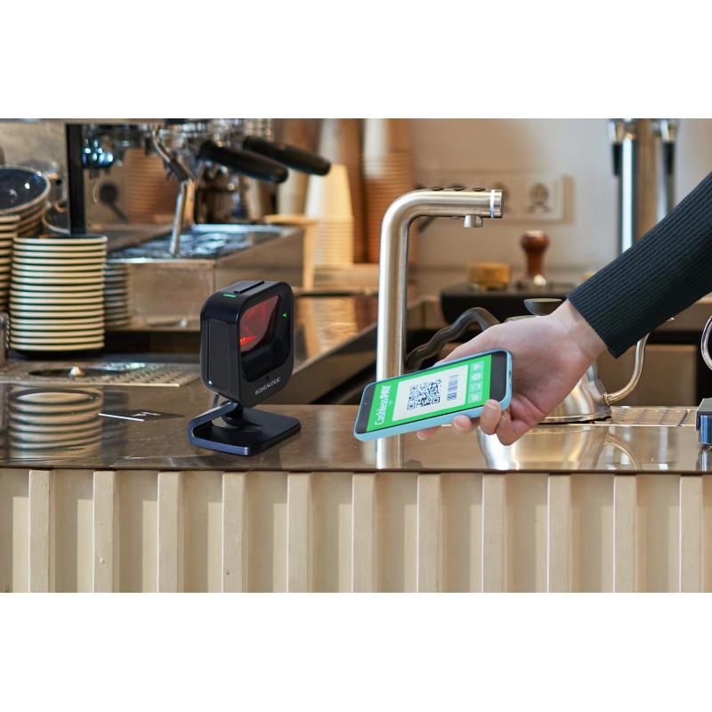 Datalogic Magellan 900i, 2D, RS232, Multi-IF, Kit (RS232), schwarz, Netzteil (EU)