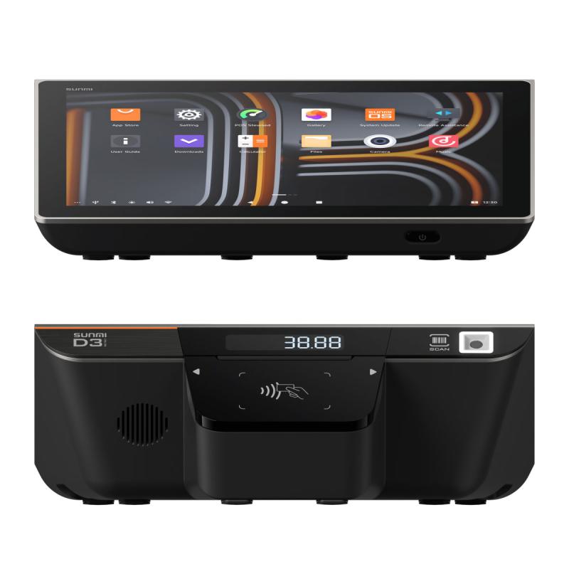 Sunmi D3 Mini, (10,1'') HD, 2D Scanner + 58mm Bondrucker, 4G (A13) *UK*