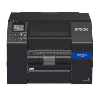 Epson ColorWorks CW-C6500Ae, matte black ink, Cutter, Disp., USB, Ethernet, schwarz