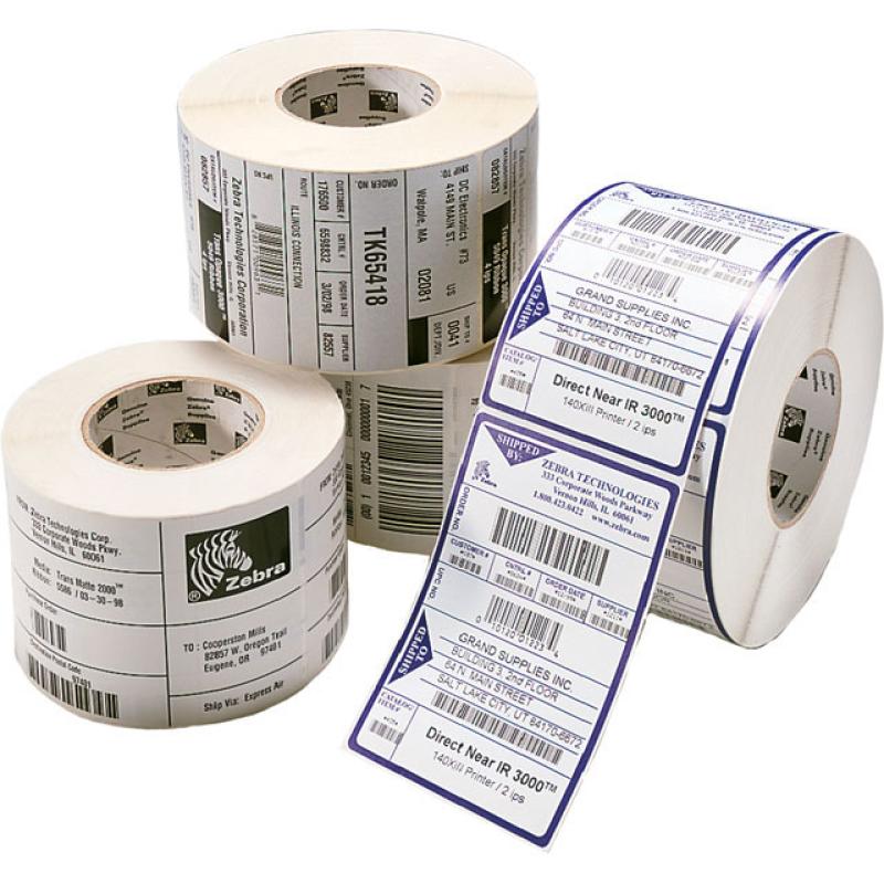 Zebra ZeroLiner 1000D, Linerless, Etikettenrolle, Thermopapier, permanent klebend, Rollenbreite: 105