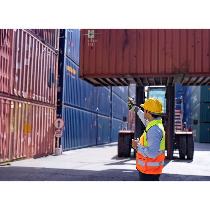 Zebra MC3450, SE58, Gun, 38 Tasten, 6GB RAM, 128GB, WAN, 5G/LTE, GPS, LAN, WIFI 6E, ONE SIM + eSIM