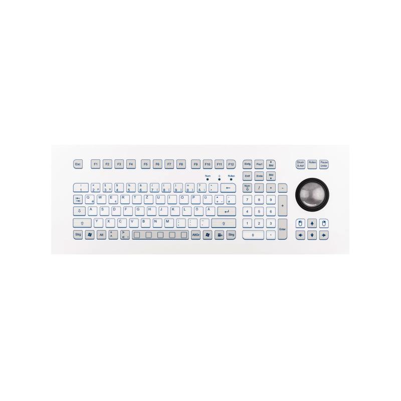 Tastatur InduDur® 105c TB50 Modul TKS-105c-TB50oF80-MODUL-USB-DE IP65 (frontseitig)