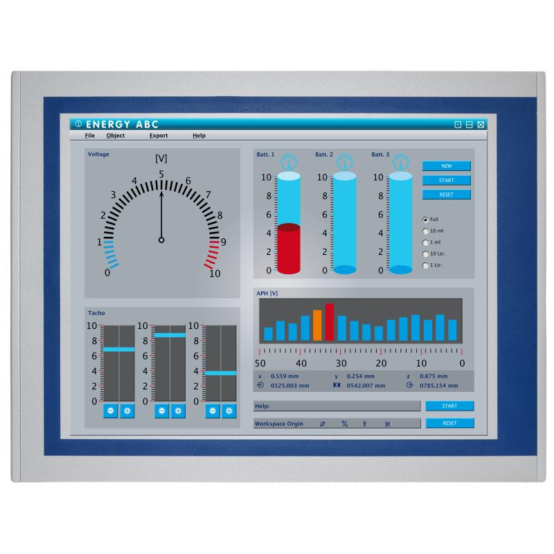 17" Touchmonitor 12-24V DC
