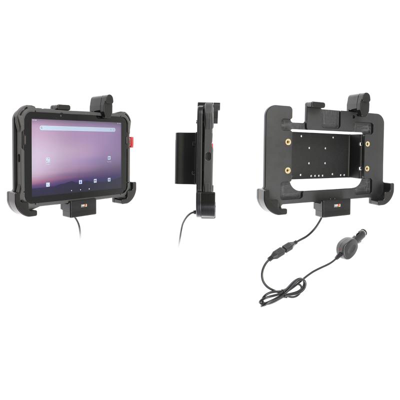 Aktive Halterung mit Zigarettenanschluss, f&uuml;r Ger&auml;te mit Schutzh&uuml;lle, mit Handschlaufe, AMPS, VESA 7