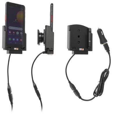 KFZ-Ladestation, mit POGO Pins, inkl.: KFZ-Netzteil (12/24 V), passend f&uuml;r: Galaxy Xcover 5