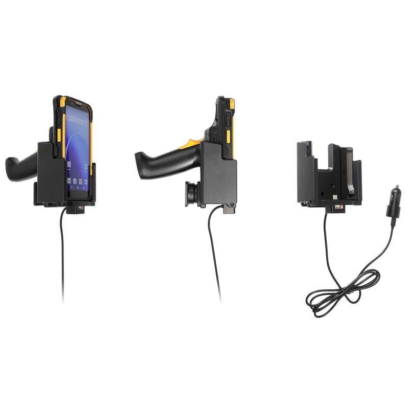 Brodit Aktiv Halterung mit USB-Kabel und Zigg-Adapter - CipherLab RS38