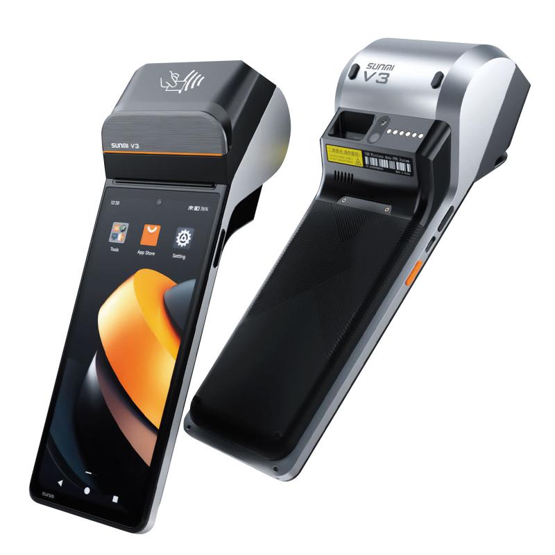 Sunmi V3, A13 Sunmi OS, GPS, USB-C, BT (BLE, 5.0), WLAN, eSIM, 4G, NFC